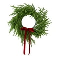 thumbnail image 4 of balikha 50cm Green Artificial Christmas Wreath Realistic Multipurpose Xmas Garland Front Door Wreath for Entryway Decor Lightweight Style B, 4 of 9