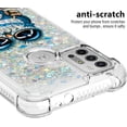 thumbnail image 4 of Phone Case for Moto G30,Case for Moto G10,Case for Moto G20,Crystal Bling Quicksand Effect TPU Bumper Four Corners Protection Case for Moto G30/G10/G20,YBDT Owl, 4 of 14
