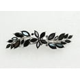 thumbnail image 2 of Faship Gorgeous Black Rhinestone Crystal Small Flower Hair Barrette Clip, 2 of 4