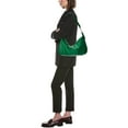 thumbnail image 4 of Italian Leather Top Handle Shoulder Bag, Green, 4 of 4