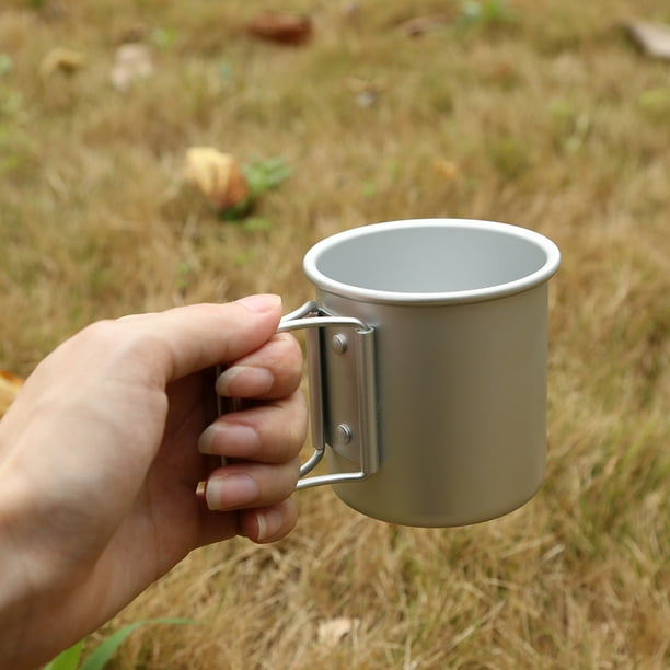 Taza de té de café plegable portátil Taza de bebida de agua para acampar de viaje (plata) Ndcxsfigh Nuevos Originales