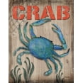 thumbnail image 2 of Williams, Todd 26x32 White Modern Wood Framed Museum Art Print Titled - Crab, 2 of 4