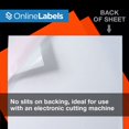 thumbnail image 2 of Papel adhesivo Online Labels 21,5 x 28 cm rojo neón, 100 hojas, 2 of 6