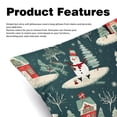 thumbnail image 2 of Christmas Tree Decorative Pillows Covers with Unique Patterns for Bed, Home Decor - Set of 2 Pillow Inserts - Available in 16x16, 18x18, 20x20 Inches for Various Occasions, 2 of 6