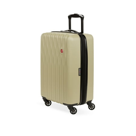 SWISSGEAR Wave Hardside Expandable Carry-on Luggage with Spinner Wheels, Sand