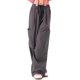 thumbnail image 3 of Pantalones de paracaídas para mujer, Y2k Cargo Pantalones holgados con cordón de talle alto y pierna recta Athlitic Jogger Streetwear, 3 of 5