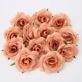 thumbnail image 3 of Walbest 10 Pack Artificial Silk Rose Flower Heads Vivid Long Lasting Flower Fake Roses for DIY Wedding Bouquets Bridal Shower Centerpieces Party Festival Decorations, Each Flower Head Diameter 3.15", 3 of 7