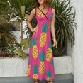 thumbnail image 4 of Lunarable Pineapple Art Sleeveless Dress Women's Summer Suit Dresses for Women 2025 Luxury Party Dress, 4 of 7
