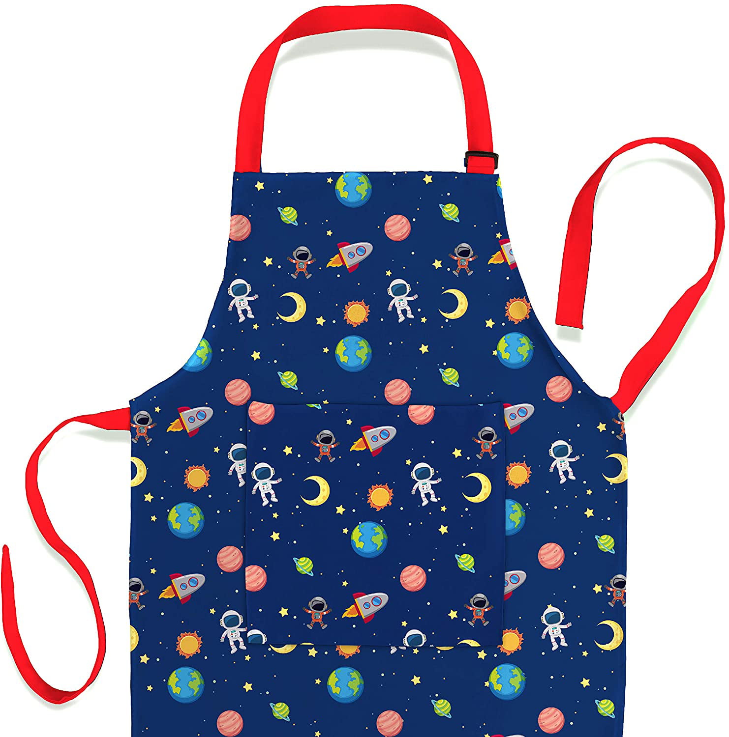 Owl apron in coated canvas for children