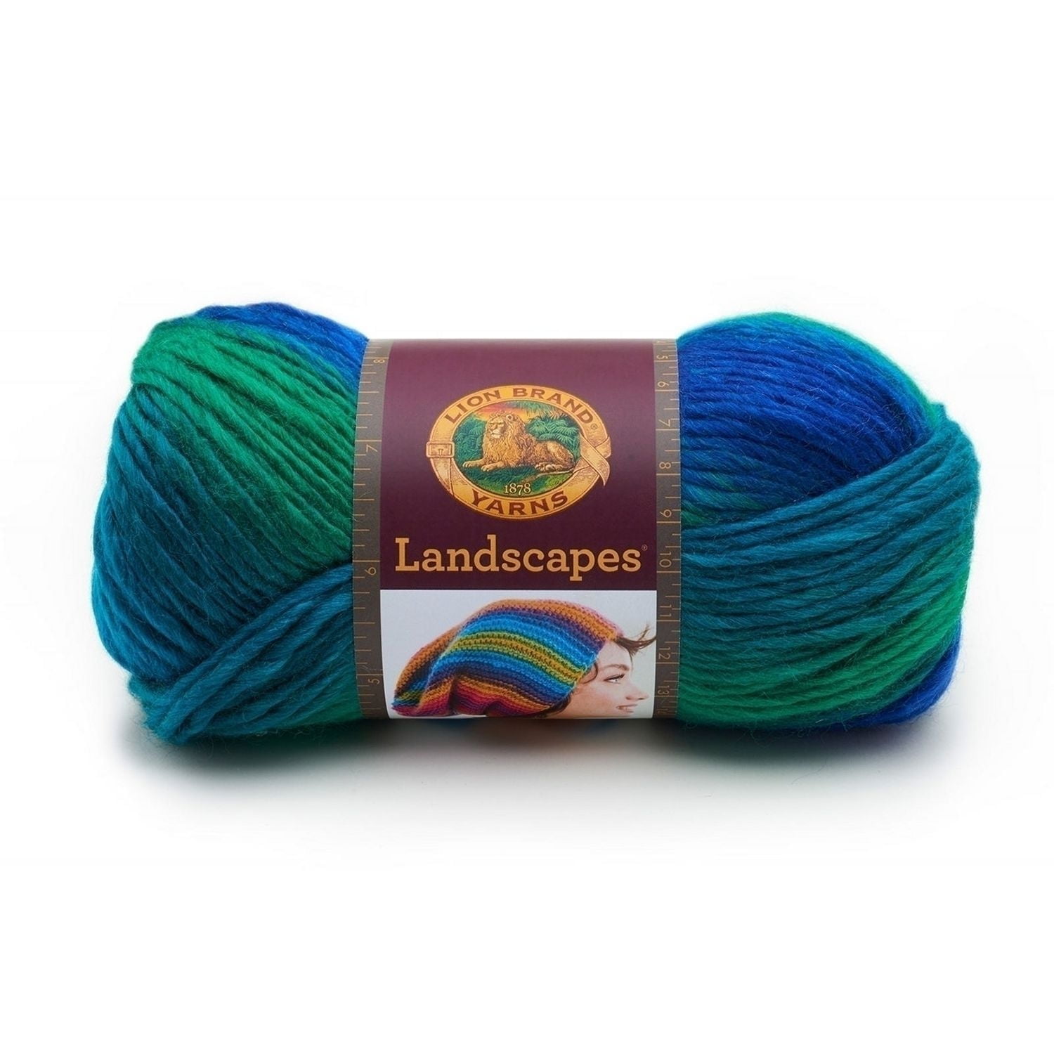 Lion Brand Yarn Landscapes Blue Lagoon 545-207 Fashion Yarn