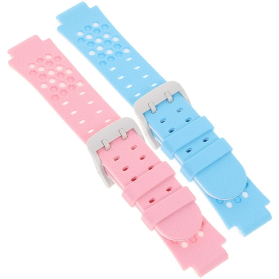 Soimiss silicone watch strap Watchband Silicone Quick Release Replacement 2Pcs