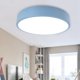 thumbnail image 5 of Lámpara de techo LED redonda de estilo moderno para sala de estar, dormitorio, comedor, 220 V (azul), 5 of 8