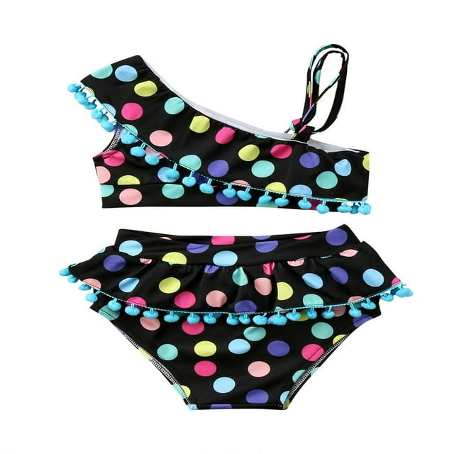 Maillot de Bain Bikini à Volants pour Bébé Fille