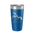 thumbnail image 1 of Lake D'Arbonne Map Tumbler Travel Mug Insulated Laser Engraved Coffee Cup Louisiana 20 oz Royal Blue, 1 of 1