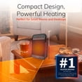 thumbnail image 2 of Lasko MyHeat Max CD09100 Black 1500W 2 Speed, Timer, Thermostat Ceramic Space Heater, 2 of 9