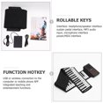 thumbnail image 4 of WHAMVOX Foldable Piano Keys Foldable Piano Black 1Pcs Family Teaching, 4 of 8