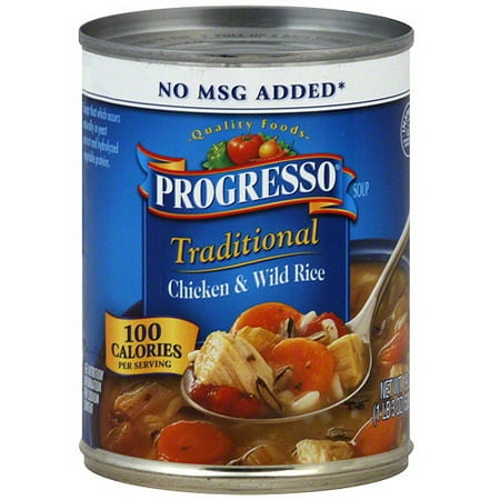 Progresso Traditional Chicken & Wild Rice Soup, 19 oz (Pack of 12 ...