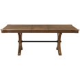 thumbnail image 2 of ACME Table de Salle à Manger Rectangulaire en Bois Extensible Harald en Chêne Gris, 2 of 4