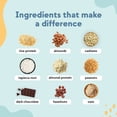 thumbnail image 3 of Zing Peanut Butter Chocolate Chip Vegan Protein Bars, Gluten Free with High Protein, High Fiber, Dairy Free Nutrition Bars, Plant Based Protein, Kosher, Low Sugar, No Sugar Alcohols - 12 count, 3 of 5