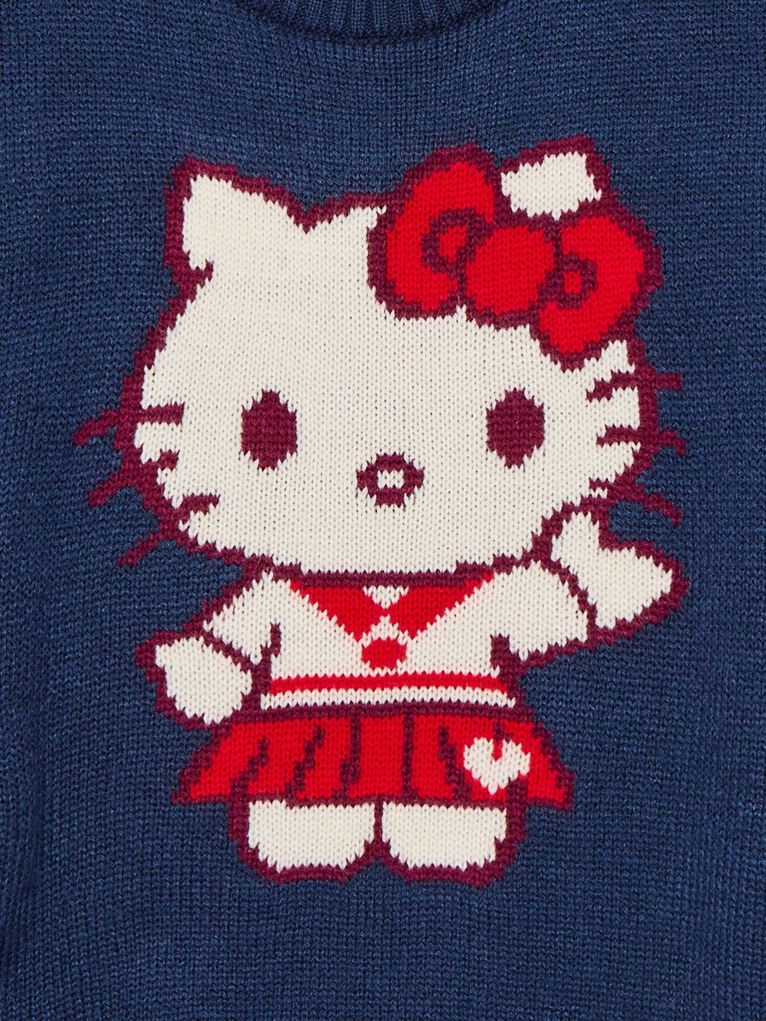 Wonder Nation Hello Kitty Girls Graphic Tunic Sweater with Long Sleeves, Sizes 4-18