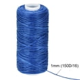 thumbnail image 4 of Unique Bargains Denim Blue Polyester Waxed Leather Sewing Thread, 55 Yards, 2 Pack, 4 of 6