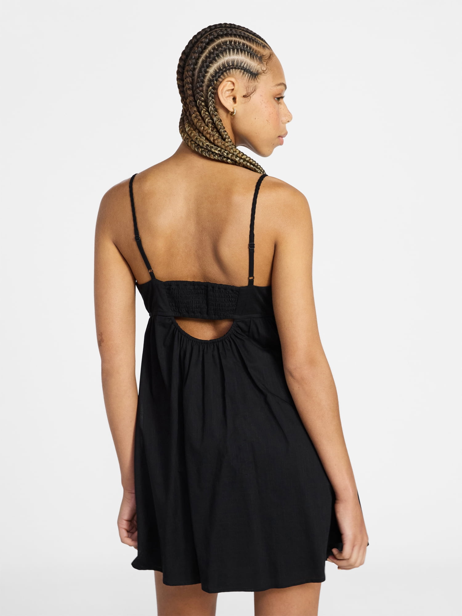 No Boundaries Cami A Line Dress, Women's XXS-XXL