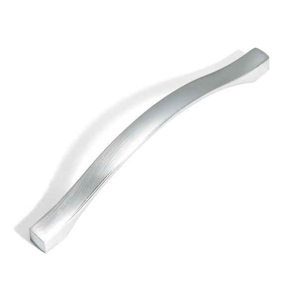 HandleMax 6" (128mm Screw CC spacing) Satin Nickel Kitchen Cabinet Dresser Drawer Handle Pull Knob Hardware, 128mm (5") Hole Centers, 57SN128, 25 Pack