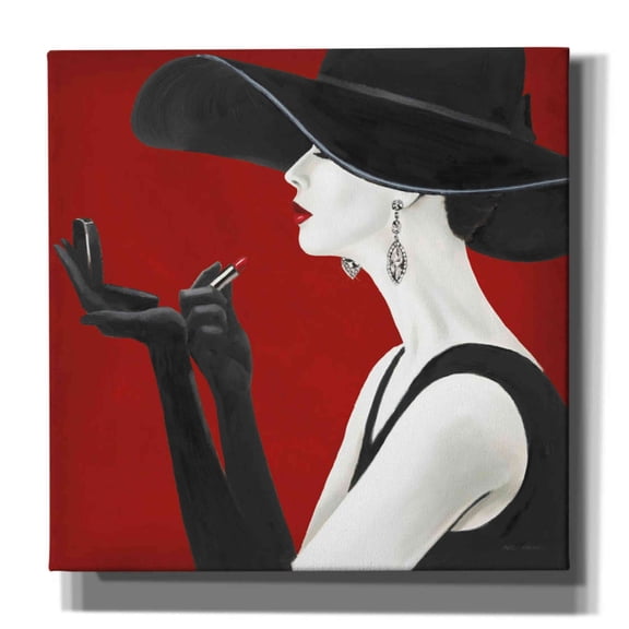 Epic Graffiti 'Haute Chapeau Rouge II' by Marco Fabiano, Canvas Wall Art, 37"x37"