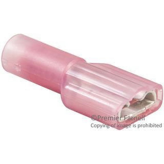 MOLEX 19005-0001 TERMINAL, FEMALE DISCONNECT, 0.25IN, RED (100 pieces) - 19005-0001