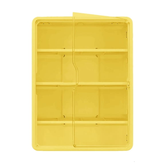 Large Capacity Wall Mount Organiser Storage Solution For Cosmetics Toy Multi Tiers Rack Office Organization Box