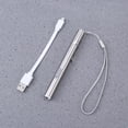 thumbnail image 2 of Linterna de enfermera tipo bolígrafo, recargable por USB, LED, de acero inoxidable, para estudiantes de medicina y médicos., 2 of 8