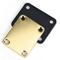 thumbnail image 4 of Metal Guitar Bass Neck Plate with Mounting Screws Guitar Neck Joint Board Mounting Plate Electric Guitar Accessory, 4 of 9