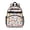 Baseballs and Bats, variant on Baseballs and Bats White Pattern Backpack for School, Cute School Bag with Adjustable Shoulder Straps and Padded Back, 15.25"x11.5"x5.25"
