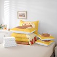 thumbnail image 5 of YST 7Pcs Capybara Gifts Comforter Sets Cartoon Style Bed in a Bag, Queen Size, 5 of 5