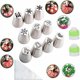 thumbnail image 1 of Juego de 22 boquillas para crema, boquillas rusas para repostería, boquillas para glaseado con forma, juego de puntas para decorar pasteles y tartas., 1 of 5