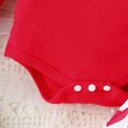 thumbnail image 6 of Bagilaanoe 2Pcs Newborn Valentine's Day Outfits Baby Girls Overalls Dress Set Ruffle Long Sleeve Romper Tops + Heart Suspender Skirt 3M 6M 12M 18M Infant Casual Clothes, 6 of 8