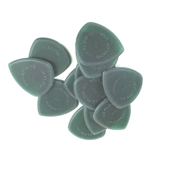Dunlop Guitar Picks JUMBO FLOW Standard 12 Pack Primetone 2.0mm