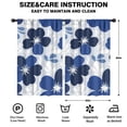 thumbnail image 2 of Blackout Kids Curtains,Blue Pioneer Flower Childrens Insulated Curtains Set Of 2,Bedroom Essentials,Toddler Room Decor 52x84in(132x213cm), 2 of 4