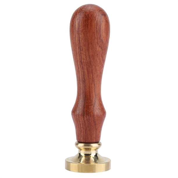 Sello de cera de sellado, 1 pieza de cera de sellado de madera retro, sello de cera de madera de alta capacidad