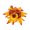 B, variant on Fall Flower Ball, Artificial Sunflower Maple Leaf Floral Balls Table Centerpiece Decor for Wedding Thanksgiving Autumn Harvest Season Party