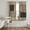 Bronze, variant on Brown Black Geometric Sheer Curtains 63 Inch Length 2 Panels Set, Retro Modern Striped Abstract Voile Window Treatment Rod Pocket Curtains Sheers Drapes for Bedroom/Living Room/Kitchen 52x"63"x2