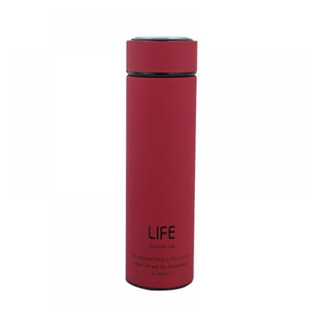 

500ML/17OZ Stainless Steel Leak-Proof Water Bottle With Strainer Vacuum Flasks Insulated Water Cups Keeps Your Drink Hot & Cold