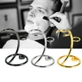 thumbnail image 4 of Universal Shaving Brush Stand Simple Metal Safety Razor and Brush Holder Stand Shaver Kit Organizer Portable Curved Shaving Brush Manual Razor Stand Holde, 4 of 8