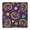 White-348, variant on Mandala Tablecloth Exotic Cultural Mandala Pattern Waterproof Squre Cover with Elastic Fit and Back for Healing