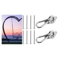 thumbnail image 1 of Pad Eye Plate Hamaca Montaje en pared Heavy Duty Hanging Hardware Fitting Set Marine Hardware para actividades al aire libre Camping , estiloD perfecl Ganchos para hamacas, 1 of 8
