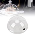 thumbnail image 1 of Transparent Cocktail Smoker Dome, Smoking Cloche Lid for Plates, Dishes, Bowls, Suitable for Kitchen, Restaurant or BBQfor Smoking Infuser,for Smoking Generator Machine, 1 of 7