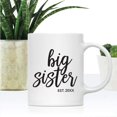 thumbnail image 2 of CTDream Personalized 11oz. Baby Pregnancy Announcement Coffee Mug Gift, Big Sister Est. 2022, 1-Pack, Custom Year, Christmas Birthday Gift Ideas, 2 of 6