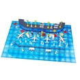 thumbnail image 2 of Juego de avión Vechile, divertido juego de terminal de aeropuerto, juguetes para niños, juego de simulación de aerolíneas 70 piezas, 2 of 9