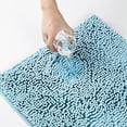 thumbnail image 4 of Alfombrilla de baño de tres piezas, absorbente, de pelo largo, juego de alfombrillas de baño, 4 of 6