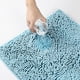 thumbnail image 4 of Alfombrilla de baño de tres piezas, absorbente, de pelo largo, juego de alfombrillas de baño, 4 of 6